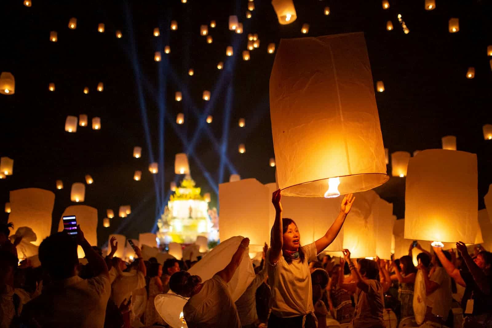 About Yi Peng Sky Lantern Festival Yipeng Lantern Festival (Yee Peng